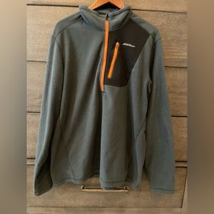 Men’s Tall XL quarter zip Eddie Bauer pull over